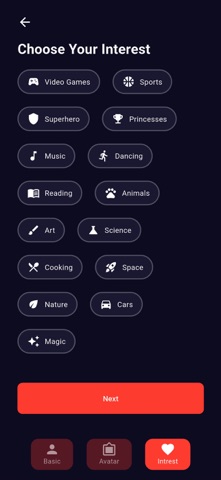 Bedtime Stories: Ai Generator iPhone screenshot