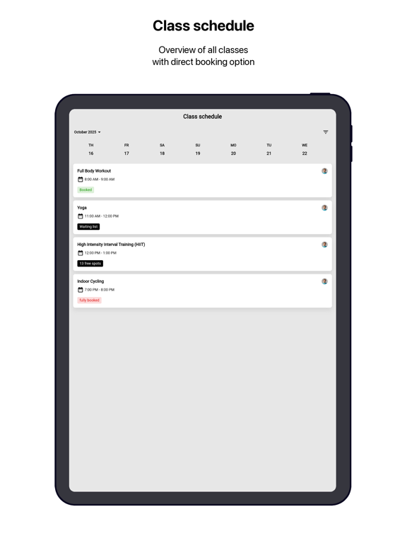 TopFit - Dein Studio app screenshot 3