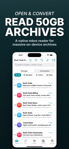 MBOX Reader · Opener · Viewer screenshot