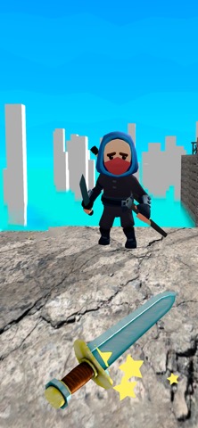 Ninja sword 忍者の剣のスライスの戦いゲームのおすすめ画像1