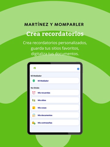Martínez y Momparler iPad screenshot