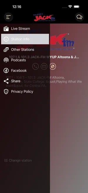 WYUP JACK-FM CENTRAL PA screenshot 4