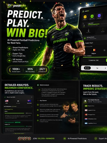 Football Predictions: AI Tips iPad screenshot