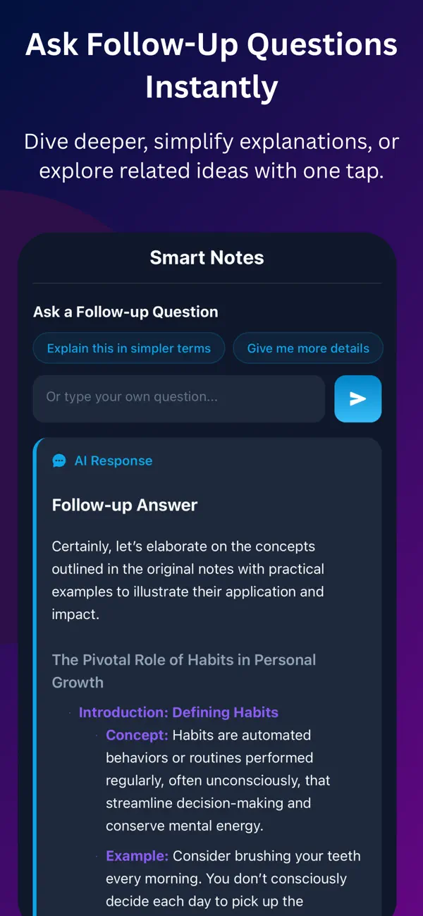 #4. AI Notes: Write & Reply (iOS) Ved: Pursharth Zutshi