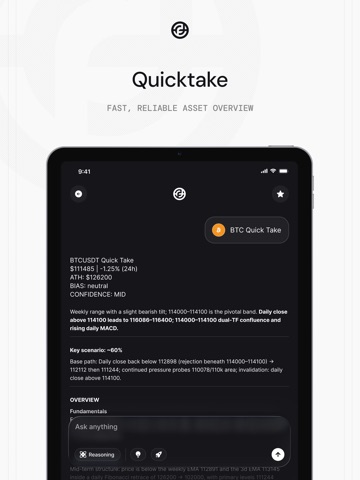 CoFo AI: Markets & Crypto AI iPad screenshot