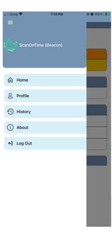 ScanOnTime Beacon Attendance iPhone screenshot