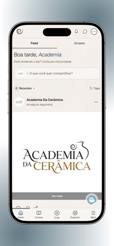 Academia da Cerâmica iPhone screenshot