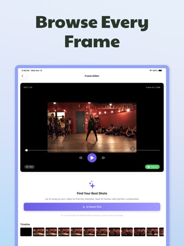 Video to Photo: Frame Grabber. iPad screenshot