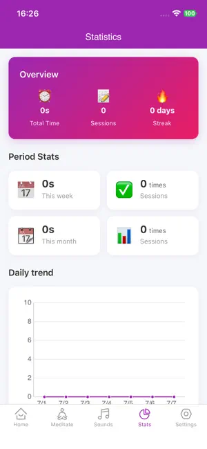 Mindful Log - Meditation Timer screenshot 4
