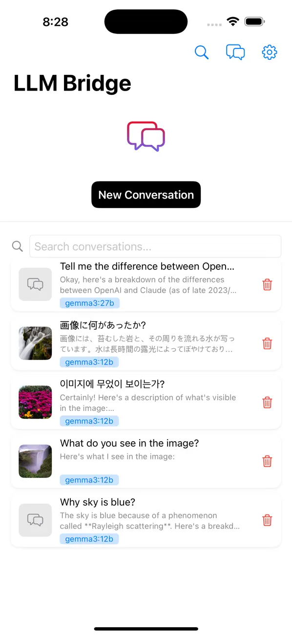 Screenshot #1 pour LLM Bridge - Multi LLM Client