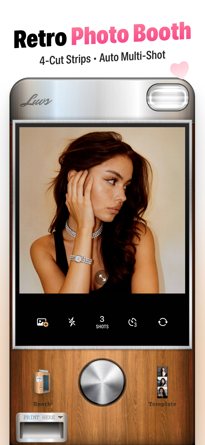 Luvs Cam: Retro Photo Booth screenshot 1