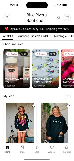 Blue Rivers Boutique screenshot 2
