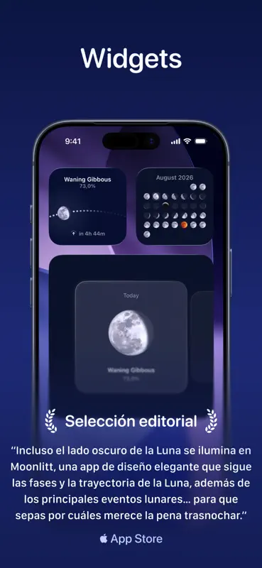 Moonlitt: fases de la Luna screenshot 3 of 10