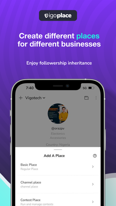 Vigoplace: Biz tools & FinTech Screenshot