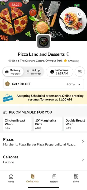 Pizza Land and Desserts screenshot 2