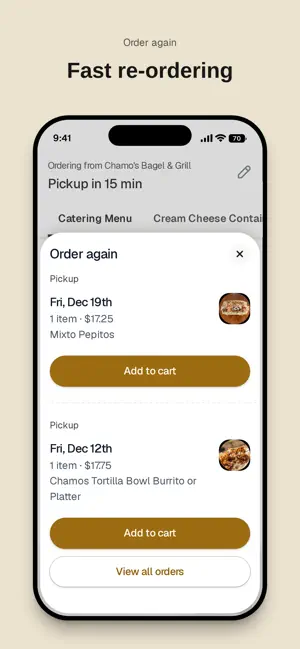 Chamo's Bagel & Grill screenshot 4