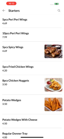 Sizzlers kebab house iPhone screenshot