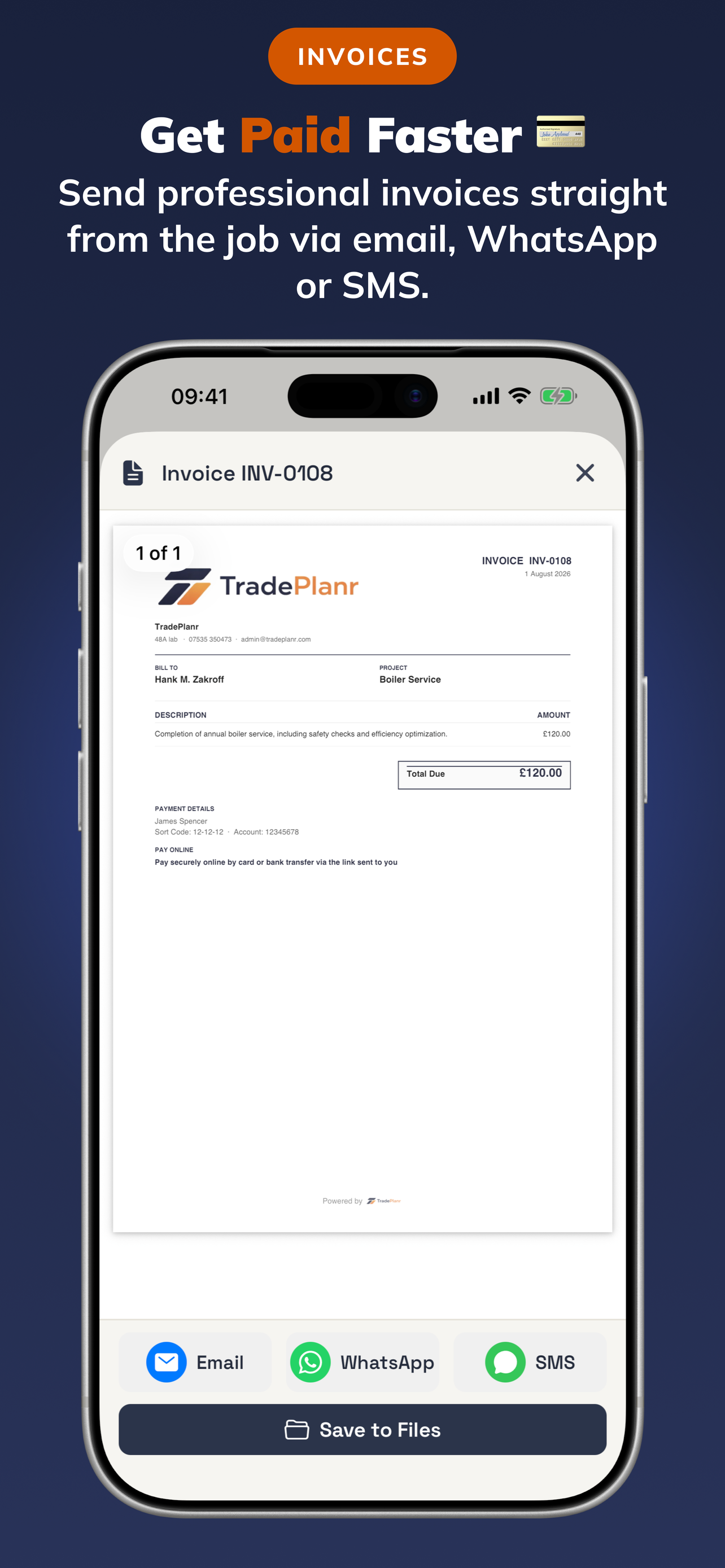 TradePlanr – Jobs & Invoices screenshot 8