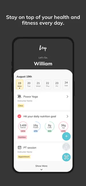 Leap Health Clubs screenshot 2