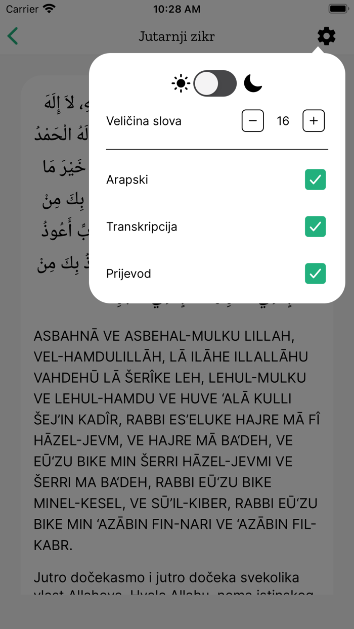 mZikr - Jutarnji i večernji