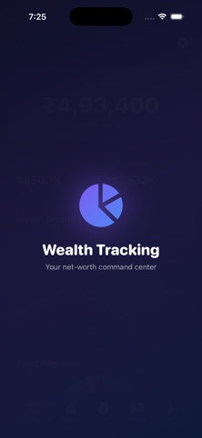 AI Wealth track iPhone screenshot