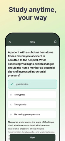 Nursing Test Prep RN/PN 2026 iPhone screenshot