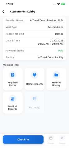 AiTmed Patient Screenshot 1 of 3