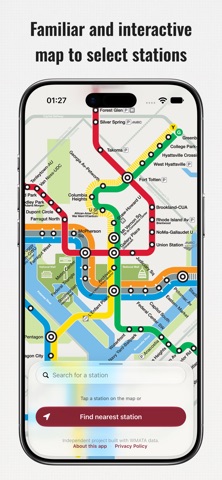 DC Metro ETA Screenshot 3 of 7