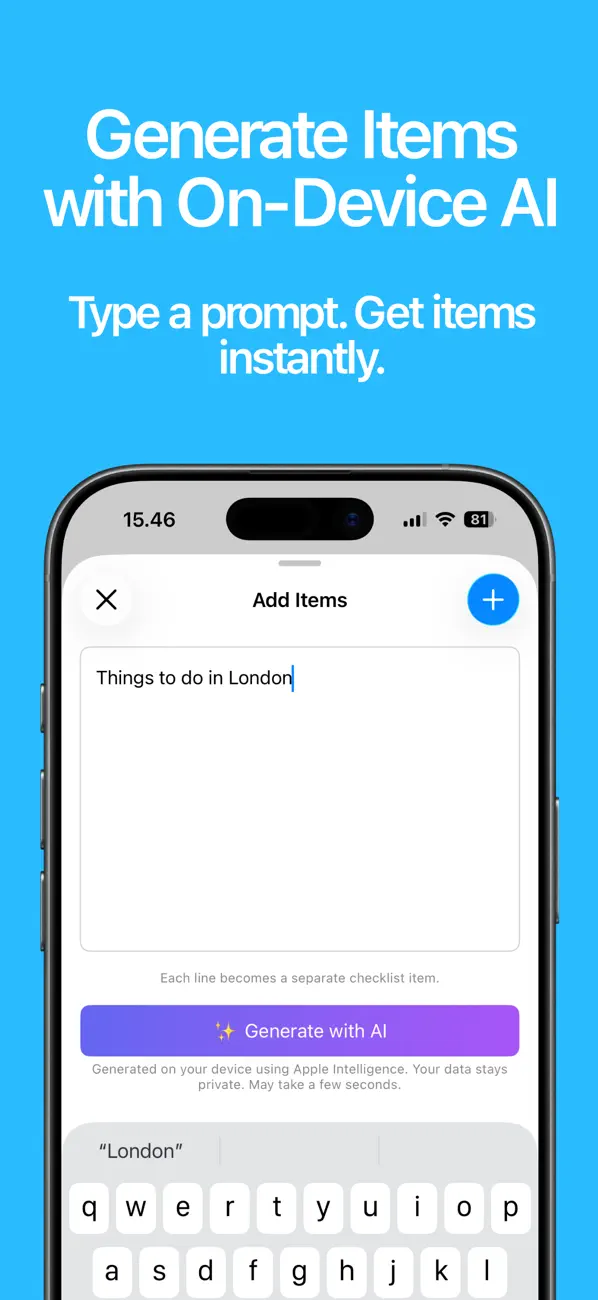 Screenshot #2 pour Checklist Bagage: To Do List