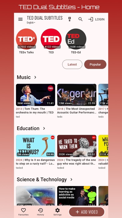 App screenshot