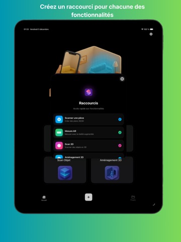 ScanoRoom - LIDAR & 3D Scanner iPad screenshot