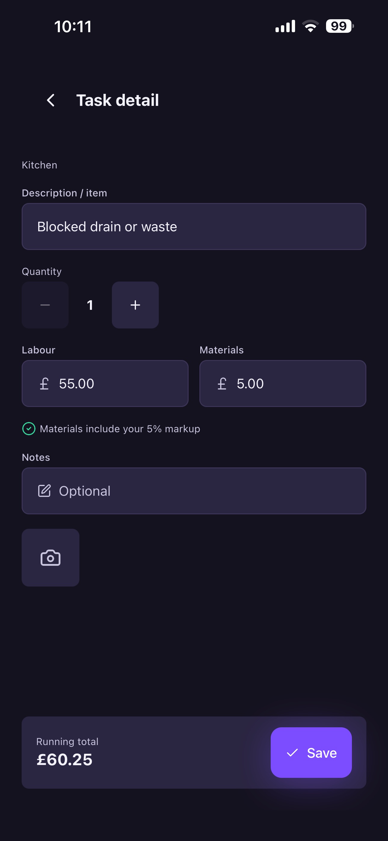 Screenshot 4 of Queezy: Quoting for Trades
