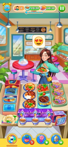Cooking Crunch Cooking Games iPhone screenshot