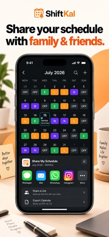 ShiftKal: Shift Work Calendar Screenshot 7 of 9