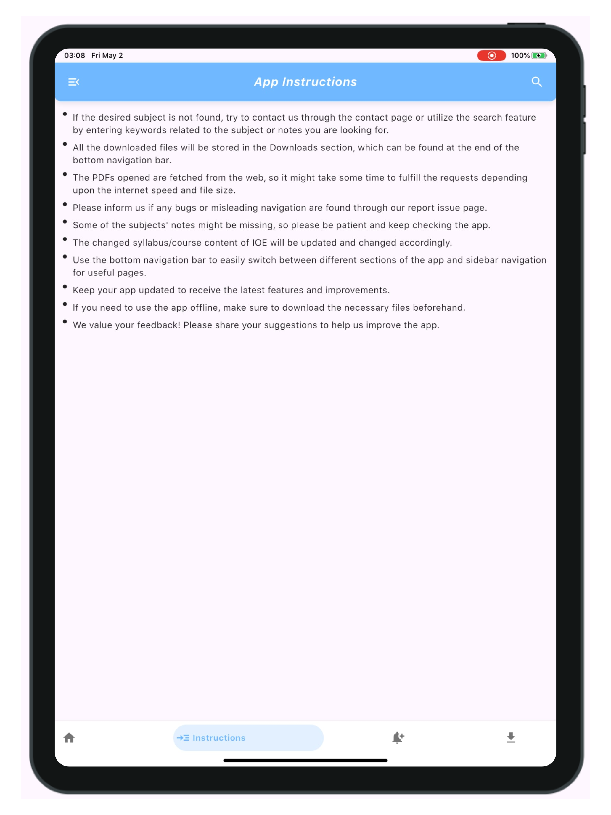 Notes IOE