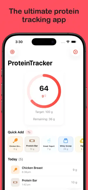 ProteinTracker - LifeTracker screenshot 1