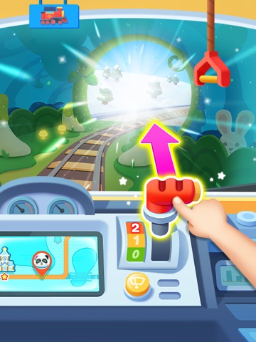 Baby Panda's School Bus iPad screenshot
