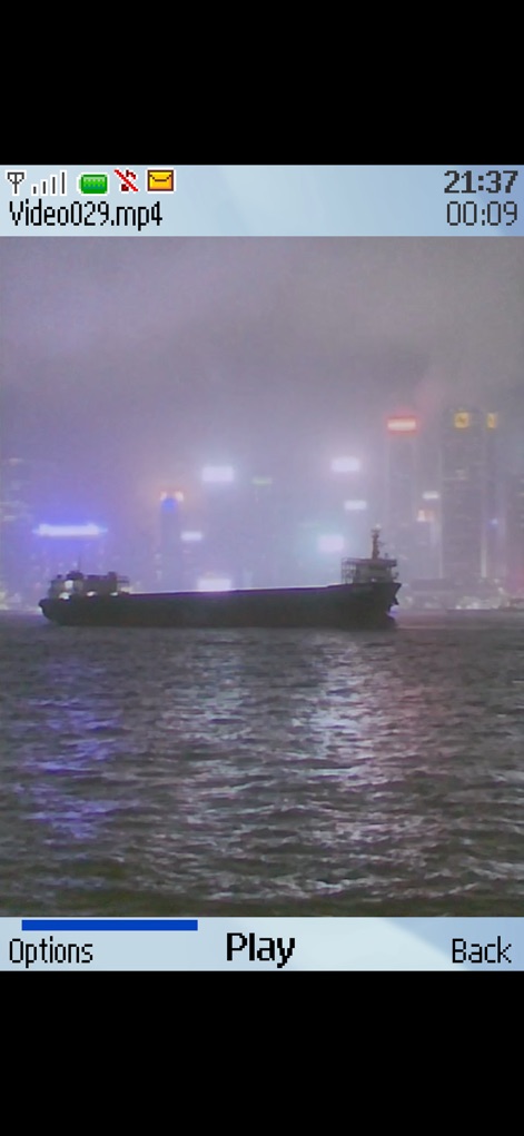 0.3MP Camera - Beyond photos, this app offers video recording, where users can "Play" their retro "Video029.mp4" files complete with classic low-resolution aesthetics.