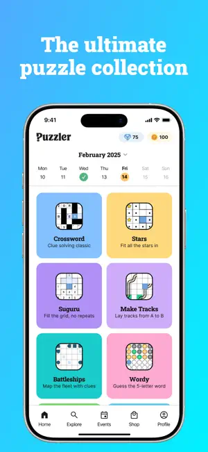 Puzzler: Word & Number Games screenshot 1