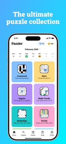 Puzzler: Word & Number Games Screenshot 1 of 6