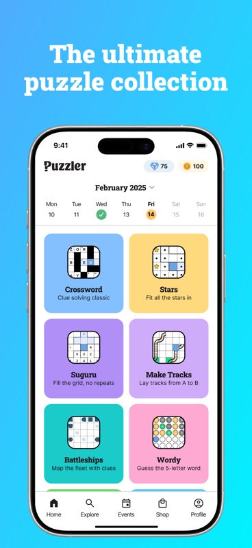 Puzzler: Word & Number Games screenshot 1