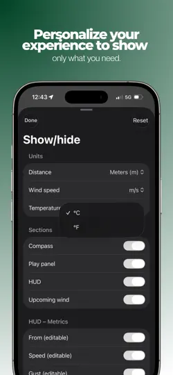 Screenshot von Tour Wind Golf auf dem iPhone 6