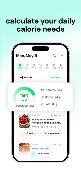 olivia: weight loss guide Screenshot 2 of 8