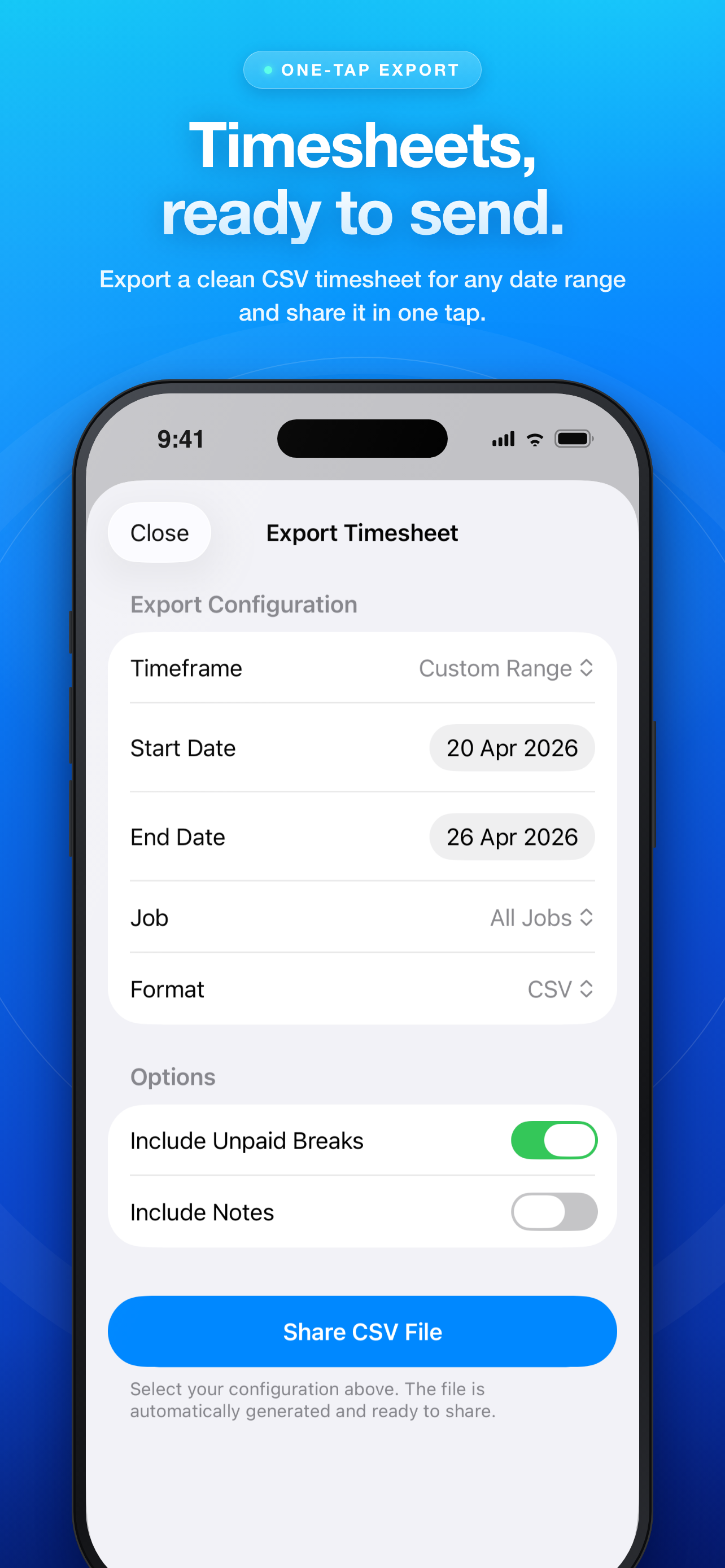 Hours Tracker: Clock In screenshot 5