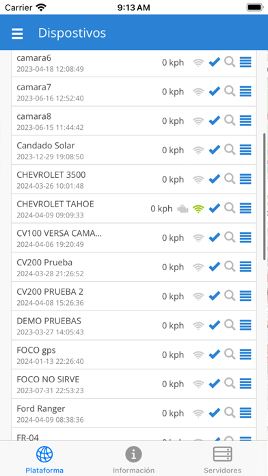 Monsat Tracking Screenshot