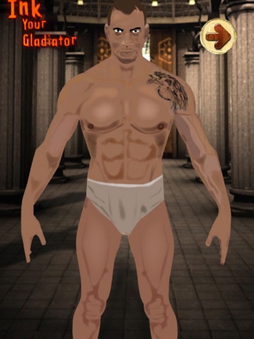 Gladiator Dressup Game iPad screenshot