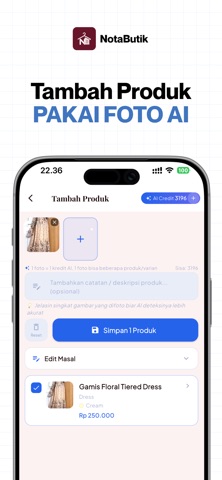 NotaButik iPhone screenshot