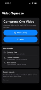 Video Compressor: HEVC Shrink screenshot