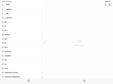 Python & SQL Pro iPad screenshot