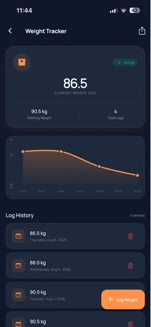 Step Counter : Pedometer Pro screenshot 3
